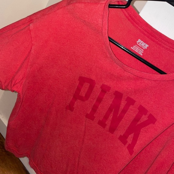 PINK cropped tee - Picture 2 of 4